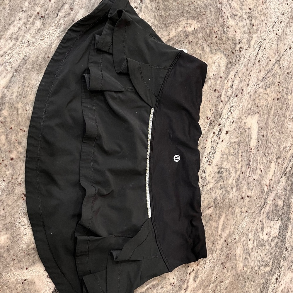 Lululemon tennis skirt black 8